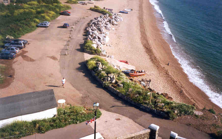 View of the Beach showing the launch ramp