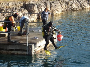 diving at Cromhall